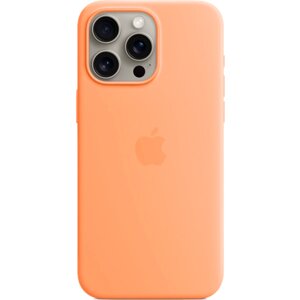 Чехол-крышка Apple Silicone Case with MagSafe для Apple iPhone 15 Pro Max, силикон, оранжевый сорбет (MT1W3ZM/A)