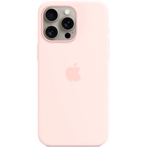 Чехол-крышка Apple Silicone Case with MagSafe для Apple iPhone 15 Pro Max, силикон, розовый (MT1U3ZM/A)