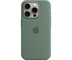 Чехол-крышка Apple Silicone Case with MagSafe для Apple iPhone 15 Pro, силикон, хакки (MT1J3ZM/A)