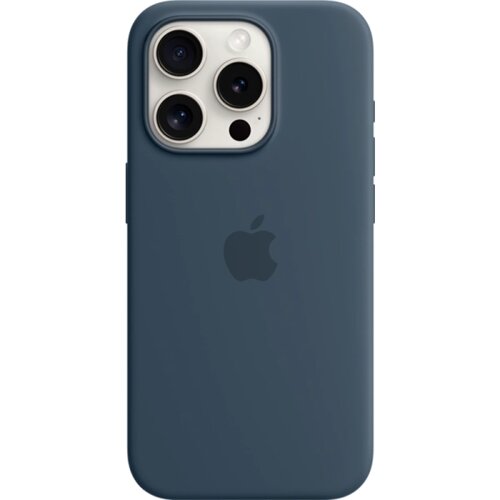 Чехол-крышка Apple Silicone Case with MagSafe для Apple iPhone 15 Pro, силикон, синий (MT1D3ZM/A)