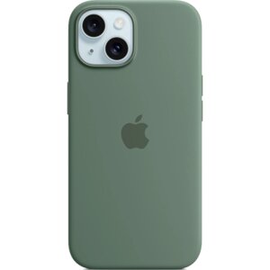 Чехол-крышка Apple Silicone Case with MagSafe для Apple iPhone 15, силикон, хакки (MT0X3ZM/A)