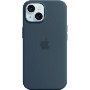 Чехол-крышка Apple Silicone Case with MagSafe для Apple iPhone 15, силикон, синий (MT0N3ZM/A)