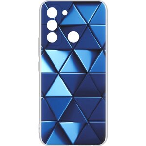 Чехол-крышка Deppa для Tecno POP 5 LTE, силикон, синий