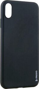Чехол-крышка Deppa Gel Color Case для iPhone XS Max, полиуретан, черный