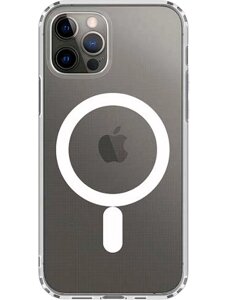 Чехол-крышка Deppa Gel MagSafe для iPhone 12 / 12 Pro, термополиуретан, прозрачный