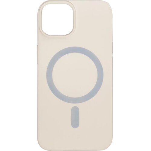 Чехол-крышка Everstone MagSafe Bari для Apple iPhone 14, бежевый
