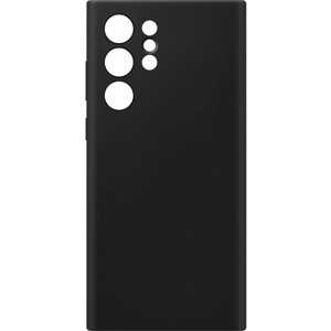 Чехол-крышка LuxCase для Samsung Galaxy S22 Ultra, термополиуретан, черный