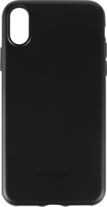 Чехол-крышка Miracase MP-8019 для iPhone X, полиуретан, черный