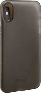 Чехол-крышка Miracase MP-8802 для iPhone X, полиуретан, серый