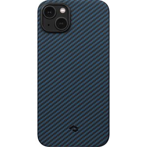 Чехол-крышка Pitaka для iPhone 14, кевлар, черно-синий
