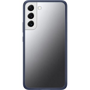 Чехол-крышка Samsung EF-MS906CNEGRU для Galaxy S22+ с рамкой, поликарбонат / полиуретан, темно-синий