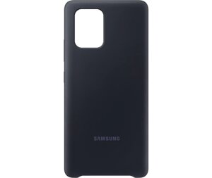 Чехол-крышка Samsung EF-PG770TBEGR для Galaxy S10 Lite, силикон, черный