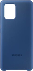 Чехол-крышка Samsung EF-PG770TLEGRU для Galaxy S10 Lite, силикон, синий