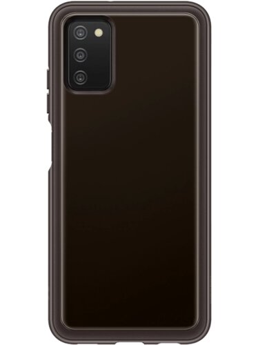 Чехол-крышка Samsung EF-QA037TBEGRU для A03s, термополиуретан, черный
