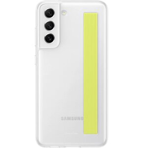 Чехол-крышка Samsung EF-XG990CWEGRU для Galaxy S21 FE с ремешком, белый