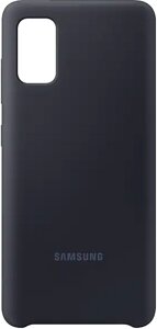 Чехол-крышка Samsung PA415TBEGRU для Galaxy A41, силикон, черный