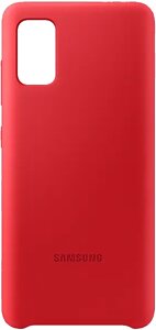 Чехол-крышка Samsung PA415TREGRU для Galaxy A41, силикон, красный