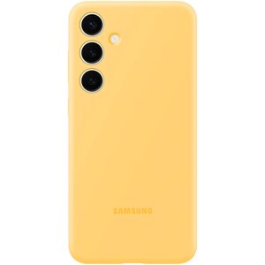 Чехол-крышка Samsung Silicone Case для Galaxy S24+силикон, желтый (EF-PS926TYEGRU)
