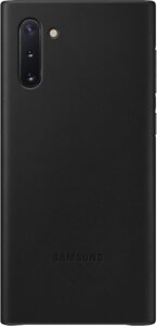 Чехол-крышка Samsung VN970LBEGRU Leather Cover для Galaxy Note10, кожа, черный