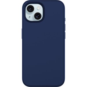 Чехол-крышка Stellarway Case with MagSafe для Apple iPhone 15 Pro, силикон, синий
