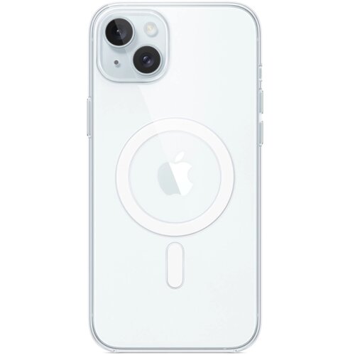 Чехол-крышка Stellarway Case with MagSafe для Apple iPhone 15, силикон, прозрачный