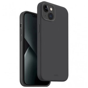 Чехол-крышка Uniq MagSafe LINO для iPhone 14, силикон, серый