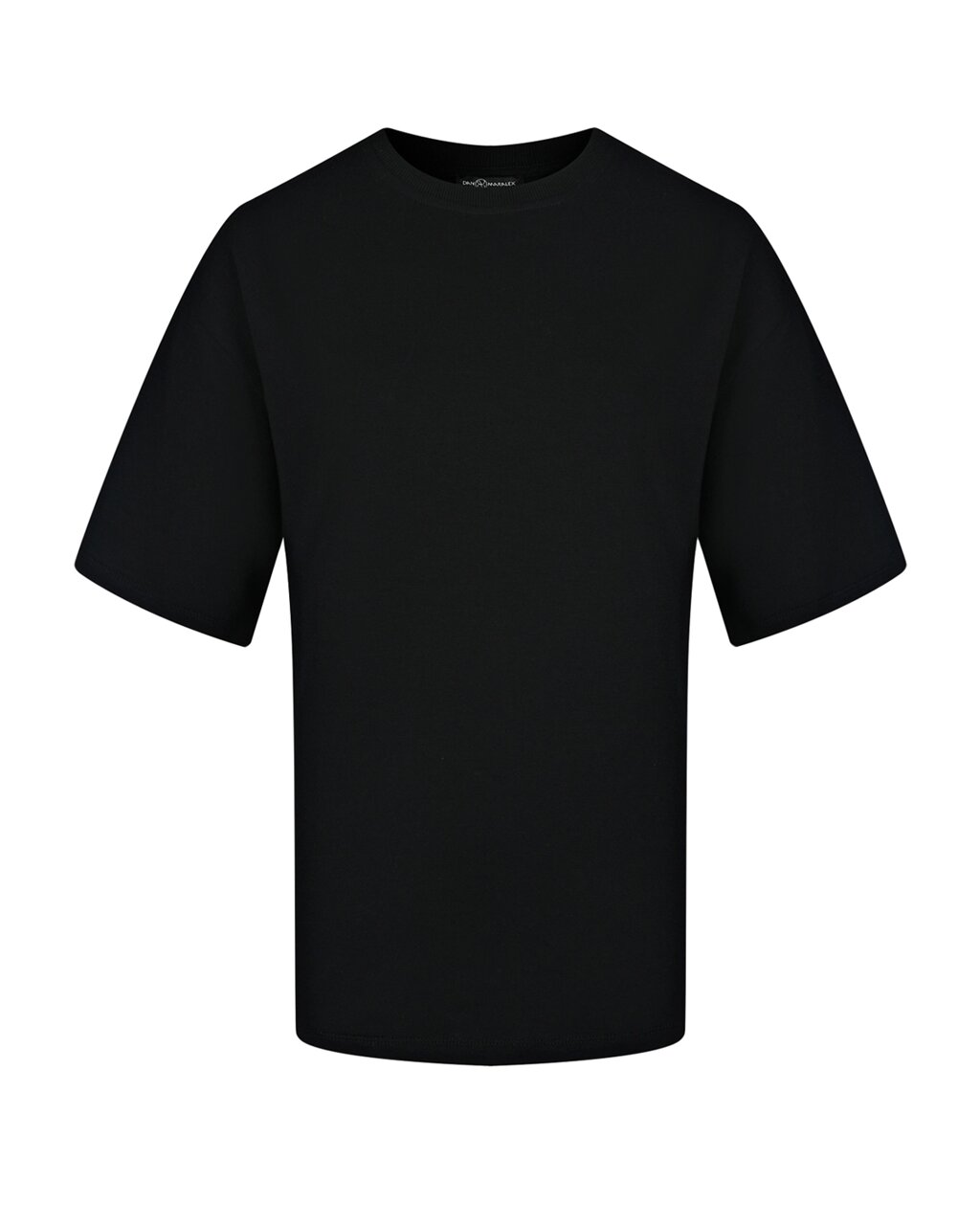 Черная футболка oversize Dan Maralex от компании Admi - фото 1