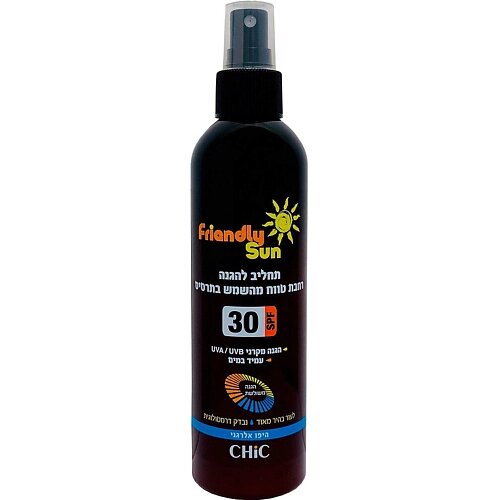 CHIC COSMETIC Солнцезащитный легкий лосьон - спрей для чувствительной кожи тела SPF 30 250.0