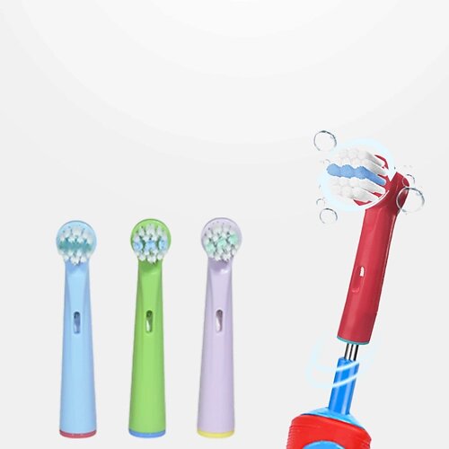 ЧИСТЫЙ ЗУБ Насадки для электрической зубной щетки oral b KIDS EB10A для детей 3+ от компании Admi - фото 1