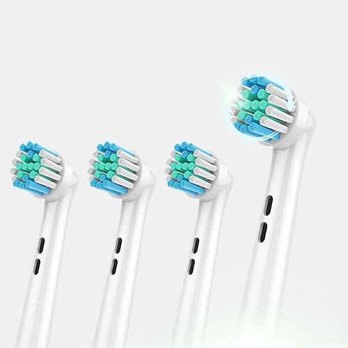 ЧИСТЫЙ ЗУБ Насадки для электрической зубной щетки STANDART EB17-X Precision clean от компании Admi - фото 1