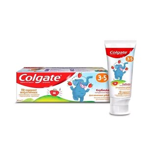 COLGATE Зубная паста Детская КЛУБНИКА с фтором 3-5лет 60.0