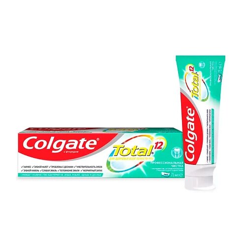 COLGATE Зубная паста Профессиональная чистка TOTAL 75.0 от компании Admi - фото 1