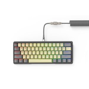 Coolkiller CK181-Mini DIY 61 Key Gaming Механический Клавиатура С возможностью «горячей» замены OEM RGB Lighting Effect