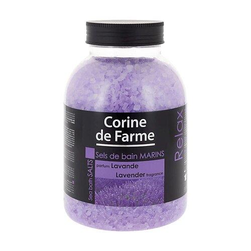 CORINE DE FARME Соли для ванн морские лаванда Sea salts for the bath Lavender