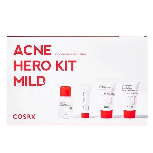 COSRX Набор из 4 средств для комбинированной кожи Acne Hero Kit Mild от компании Admi - фото 1