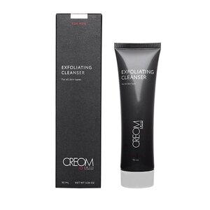 CREOM очищающий крем-скраб для лица exfoliating cleanser for men