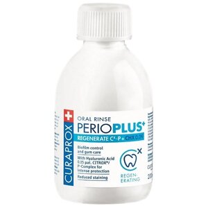 CURAPROX Ополаскиватель Perio Plus Regenerate, c хлоргексидином 0,09% 200