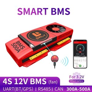 DALY BMS 4S 12V 300A 400A 500A18650 Lithium Батарея Плата защиты Bluetooth 485 для USB-устройства NTC UART Togther Lion