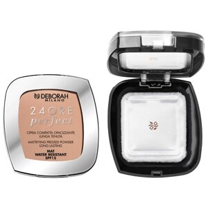 DEBORAH MILANO DEBORAH Пудра для лица матирующая стойкая 24Ore Perfect Compact Powder