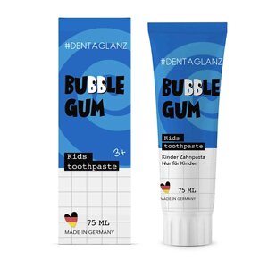 #DENTAGLANZ Детская зубная паста Bubble Gum Kids Toothpaste