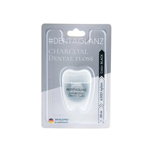 #DENTAGLANZ Зубная нить Charcoal Dental Floss