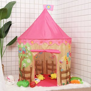 Детская палатка, крытый игрушечный игровой домик, замок для мальчиков и девочек, складная игрушка