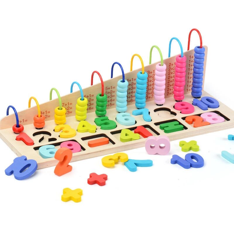 Детский учебник по математике Abacus Computing Frame Blocks Toys от компании Admi - фото 1