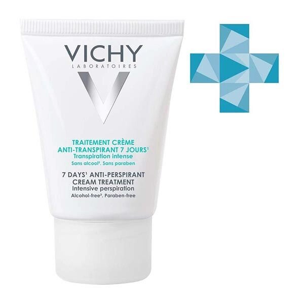 Дезодорант-крем регулирующий избыточное потоотделение 7 дней Vichy/Виши 30мл от компании Admi - фото 1