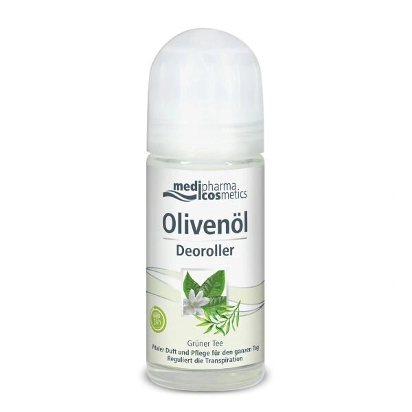 Дезодорант зеленый чай Olivenol Cosmetics Medipharma/Медифарма ролик 50мл от компании Admi - фото 1