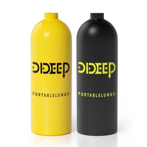 DIDEEP 2L Баллон для подводного плавания с аквалангом, мини-кислородный баллон, респиратор для подводного плавания, дыха