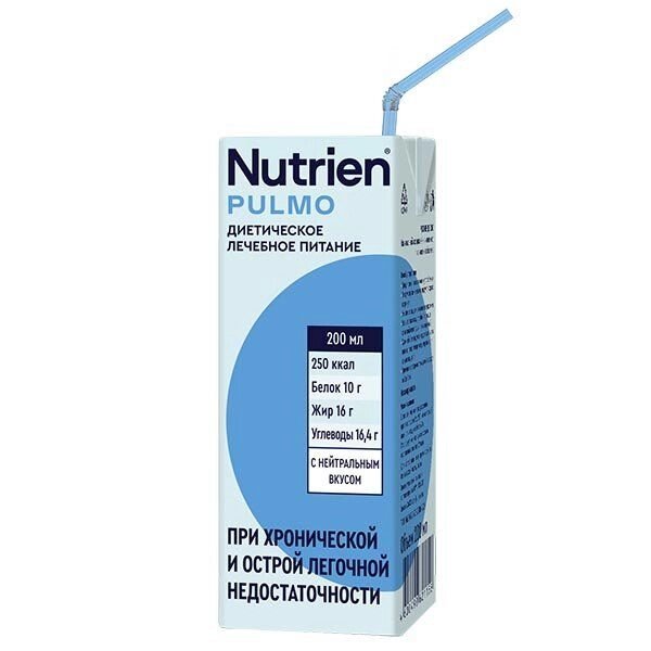 Диетическое лечебное питание для взрослых и детей с 3 лет вкус нейтральный Pulmo Nutrien/Нутриэн 200мл от компании Admi - фото 1