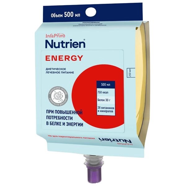 Диетическое лечебное питание вкус нейтральный Energy Nutrien/Нутриэн пак. 500мл от компании Admi - фото 1