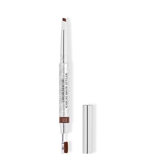 DIOR Diorshow Kabuki Brow Styler Водостойкий кремовый карандаш для бровей с кистью кабуки