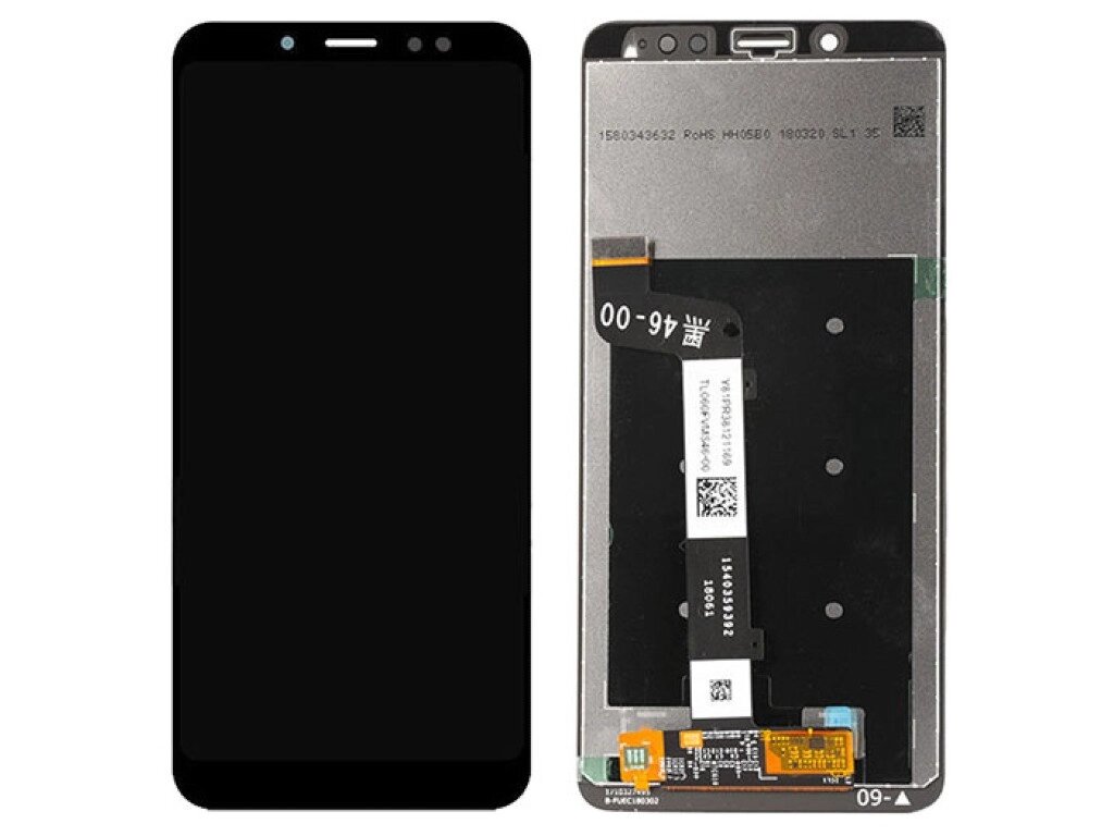 Дисплей RocknParts для Xiaomi Redmi Note 5 в сборе с тачскрином Black 642903 от компании Admi - фото 1